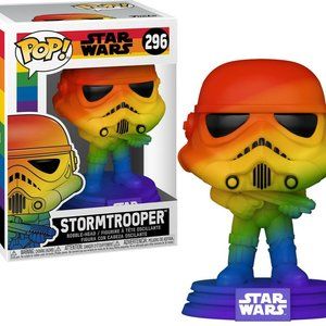 Funko Pop! Star Wars: Pride Stormtrooper Figure (296) w/ Protector
